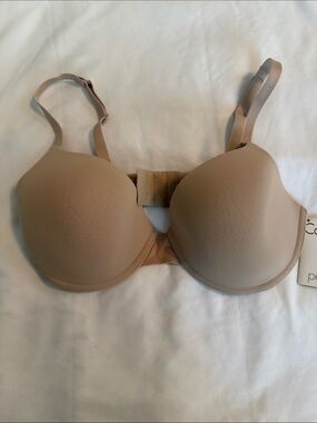 Calvin Klein Beige T-Shirt Bra - Smooth Molded Cups